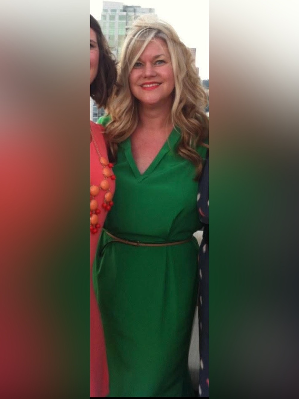 Sachin + Babi Emerald Green V-Neck Backless Maxi Dress